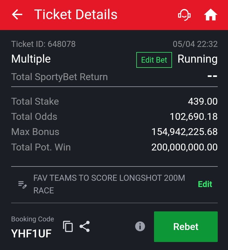Dammyofkwara's tweet photo. 👀 

Fav Teams To Score (Longshot)
102K Odds🤔 400 Naira - 200M 🙈 My Best Edit On Whatsapp 👉 Retweet 🙌 https://t.co/zE6QxNxVor