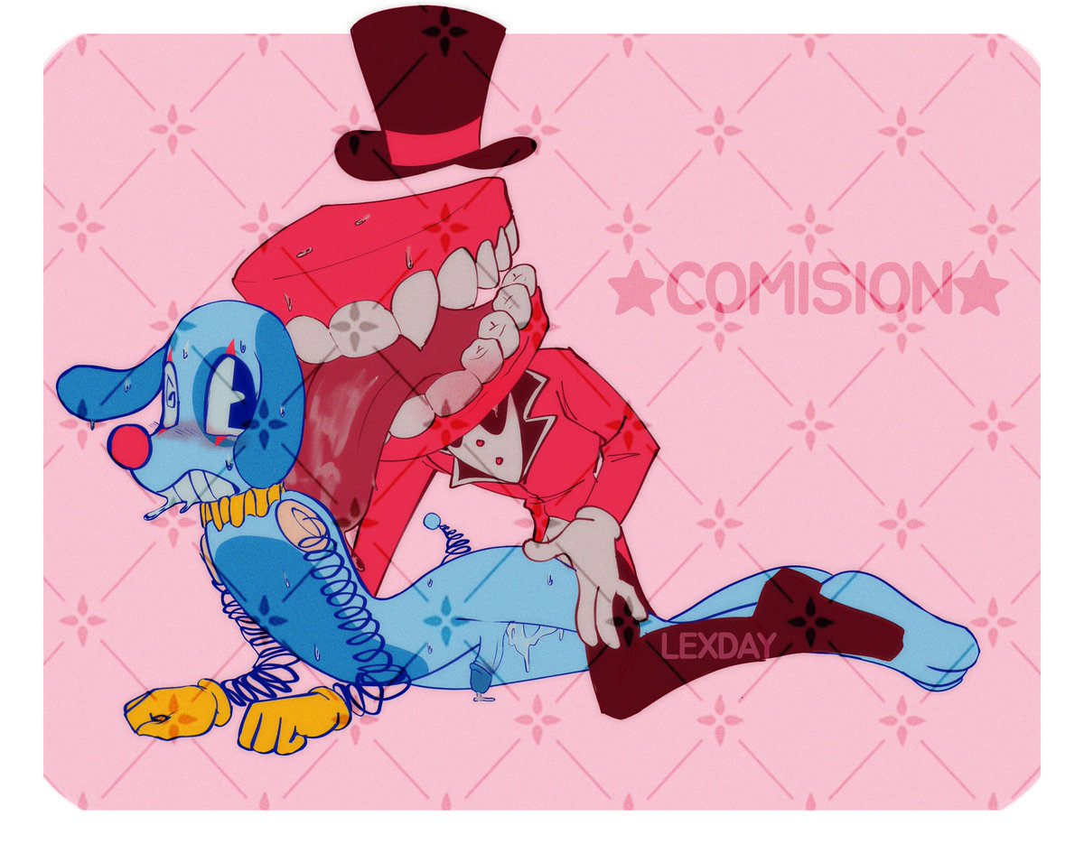 LexDay2's tweet photo. #theamazingdigitalcircuscaine #comision #oc #caine #tadc #nsfw https://t.co/KgnYQAjN7O