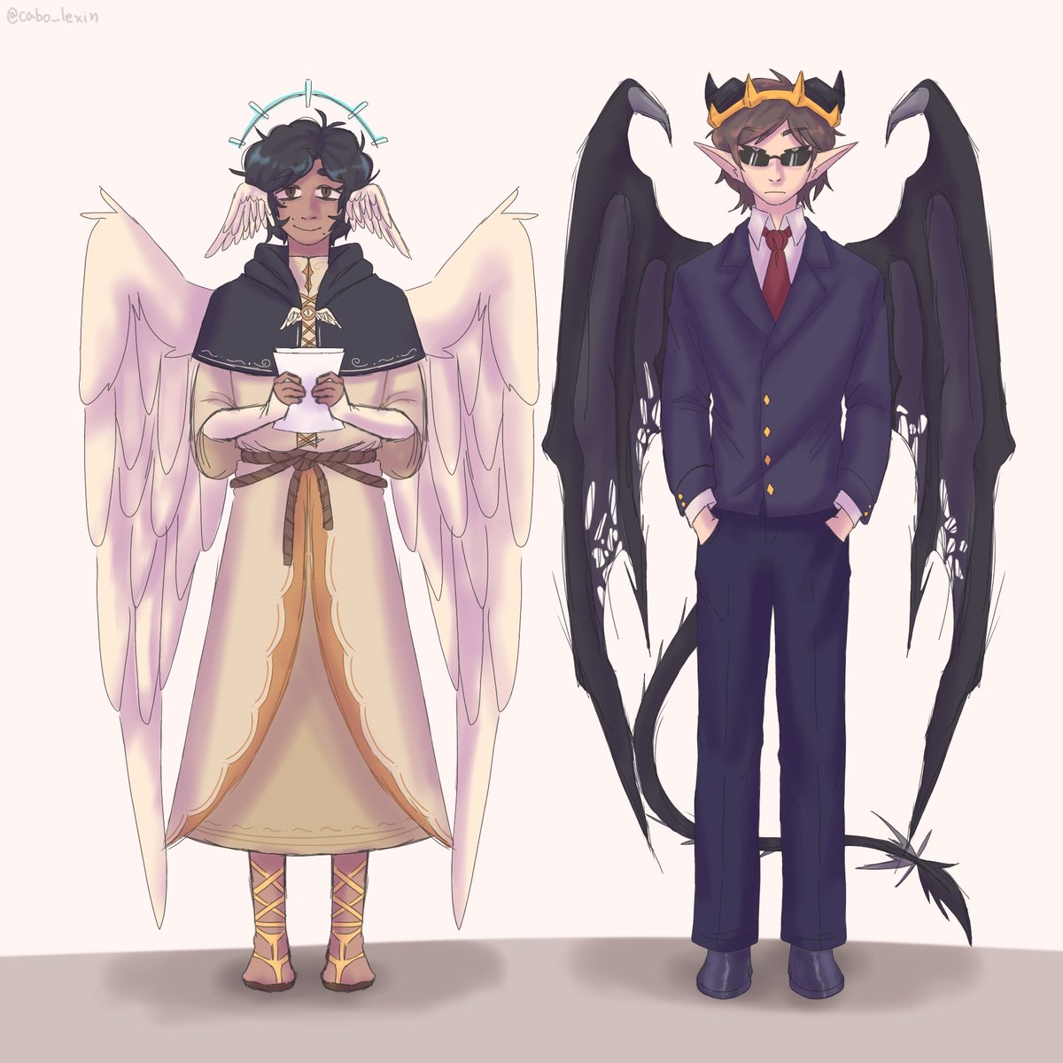 cabo_lexin's tweet image. Quick darklightduo designs :D
#qsmp2 #qsmpfanart #senpaispider #khatarnakishan