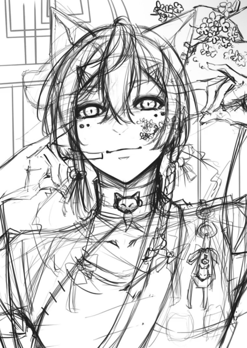 e_tatutatu's tweet photo. おはようございます٩(´･ω･`)و
桜とお狐様をモチーフに創作新作をネ〜リネリφ(・ω・ )
狐っ子というより、ケモ耳が癖ですッ
#wip #イラスト #創作キャラ #oc https://t.co/aHxfWBq7nW