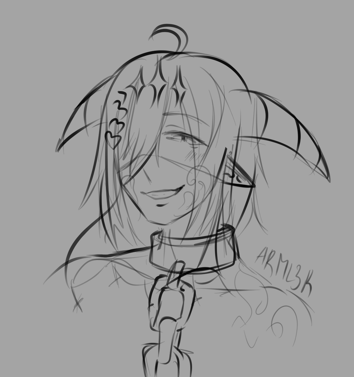 ARML3R's tweet photo. #Sketch #OC #Demon https://t.co/2aTQKUSPZ2