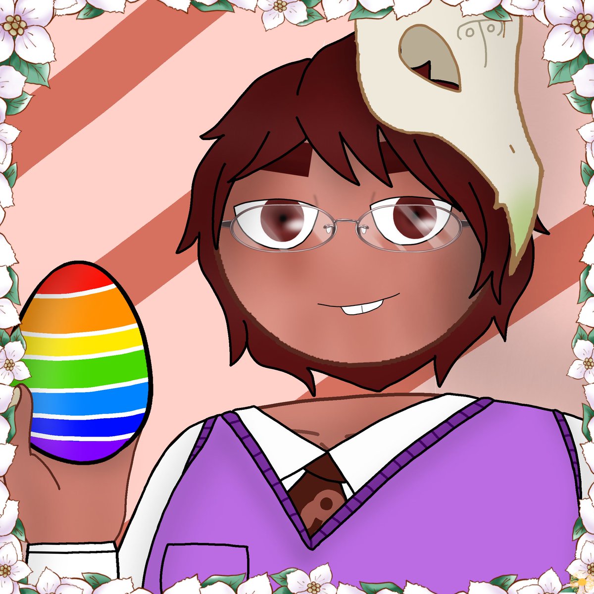 ElementaryGirl1's tweet photo. 🥚🌈🐣Happy Easter With A Makemake!🐣🌈🥚

#Galactia #Makemake #Easter #EasterEgg #Rainbow #Boy #Man #NotFurry #NonFurry #Planetelian #DwarfPlanet #HappyEaster #EasterDay2026 #Kuiperbelt #DigitalArt #Art https://t.co/SkINBBH1JQ