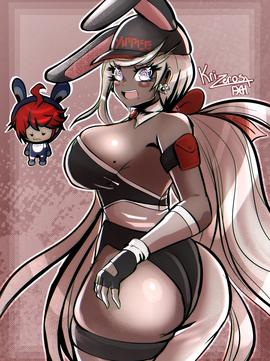 futurexhope's tweet photo. Tsubasa and Takumi both in bunny suits picked by Darumi specifically https://t.co/SLYOjNfazw