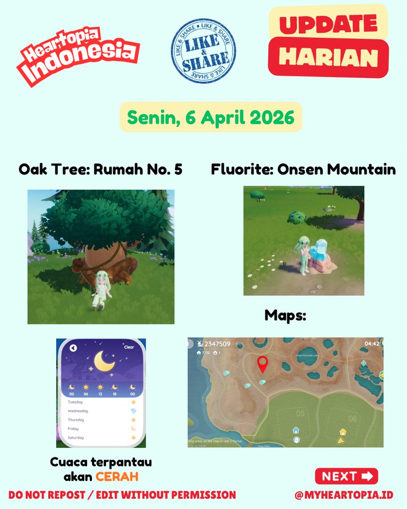 Heartopia Indonesia tweet media