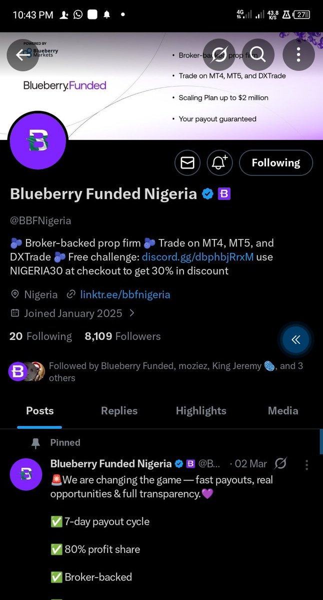 Mambo_AZ's tweet photo. @ambaposh @BlueberryFunded @BBFNigeria @JeremyofCrypto @Moziez_EU @Dannypraize911 @DanjumaSal47877 

Done Boss https://t.co/ExQACjjvUt