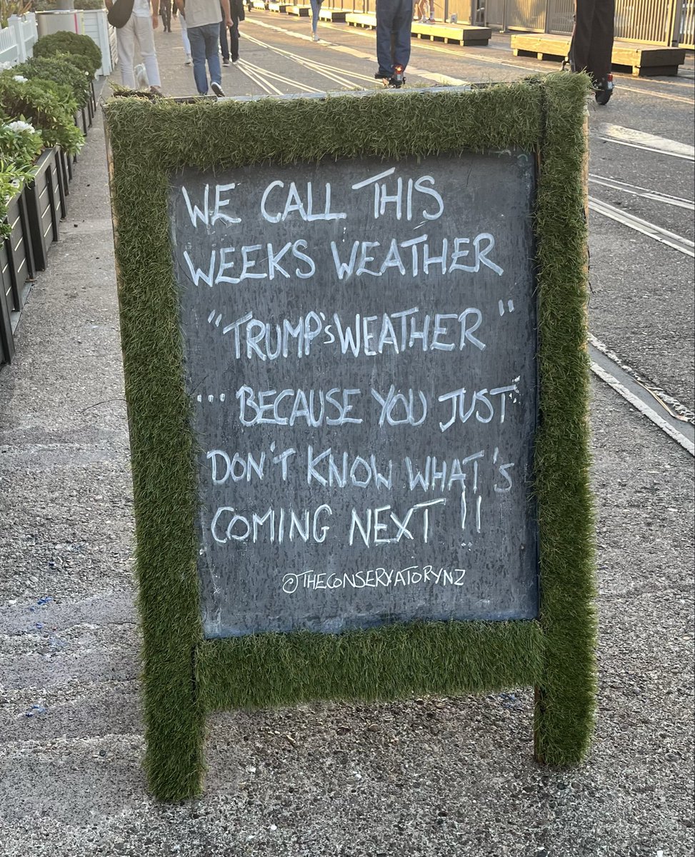 Happy Easter from Auckland 🐣

Yep, Trump weather here today for sure! 😂