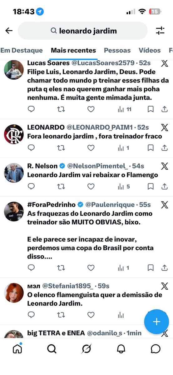 Os flamenguistas estão amando Leonardo jardim…