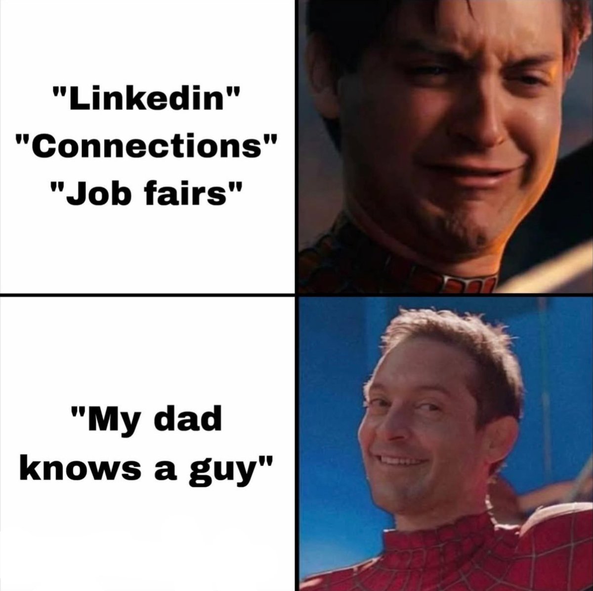 No Context Tobey Maguire tweet media