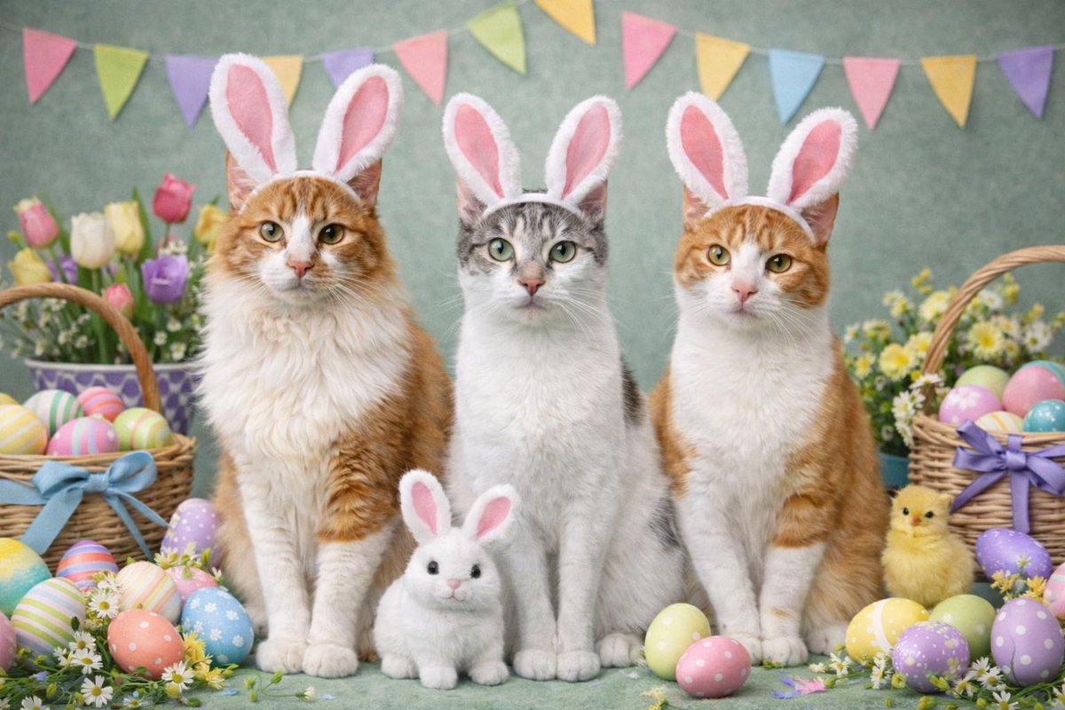 xgeeohx's tweet photo. Happy Easter! https://t.co/QEl27Wq1ub