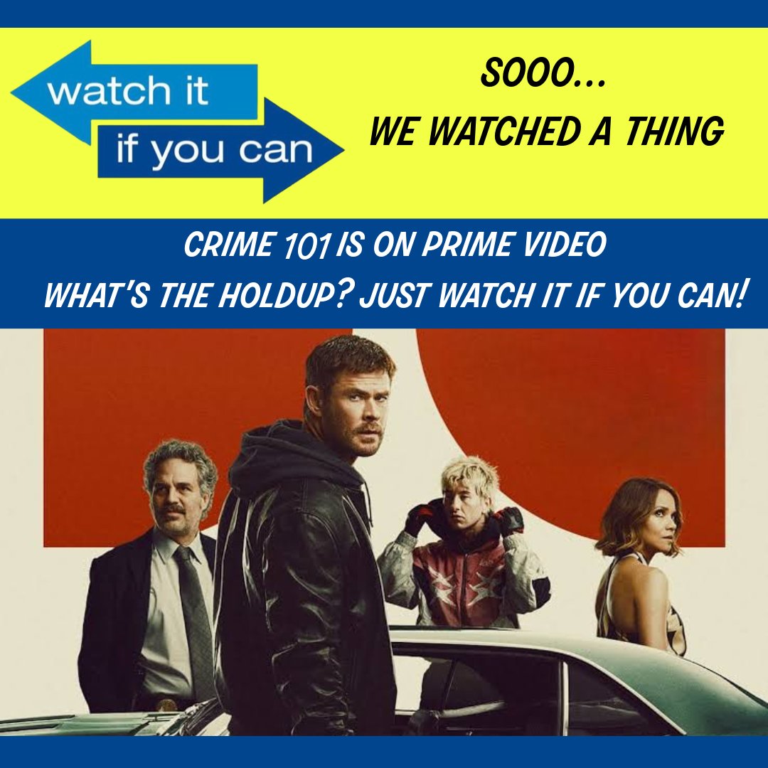 Watch_it_Pod's tweet photo. #Crime101 #Prime #ChrisHemsworth #HalleBerry #MarkRuffallo #BarryKeoghan @chrishemsworth @halleberry @MarkRuffalo
#streaming #watchitifyoucan https://t.co/gCePGnwmlt