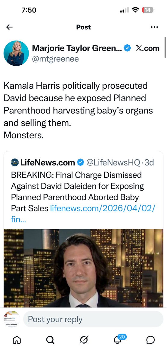 DoseCritical's tweet photo. @MeidasTouch She’s still a nutcase. https://t.co/A1KSUUpjmX