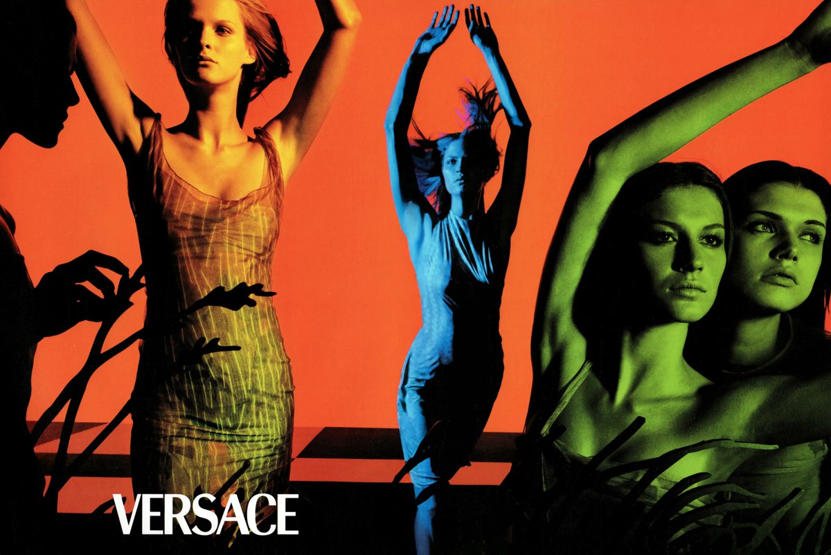 aemisias's tweet photo. Gisele Bündchen photographed by Steve Meisel for Versace campaign (SS99) https://t.co/UvywH586sX