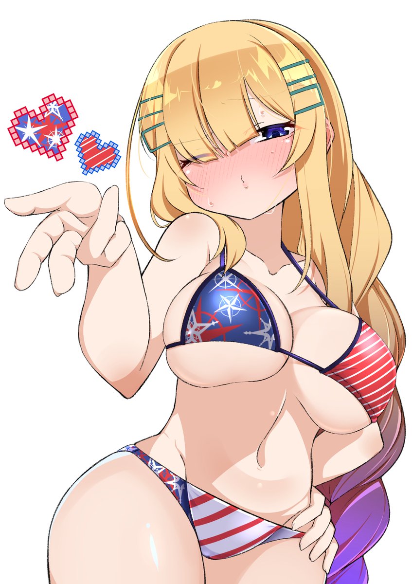 UdonKNKNloli45's tweet photo. #ナナツノ・ツミレ星条旗ビキニ部 https://t.co/FiVk7rMs9E