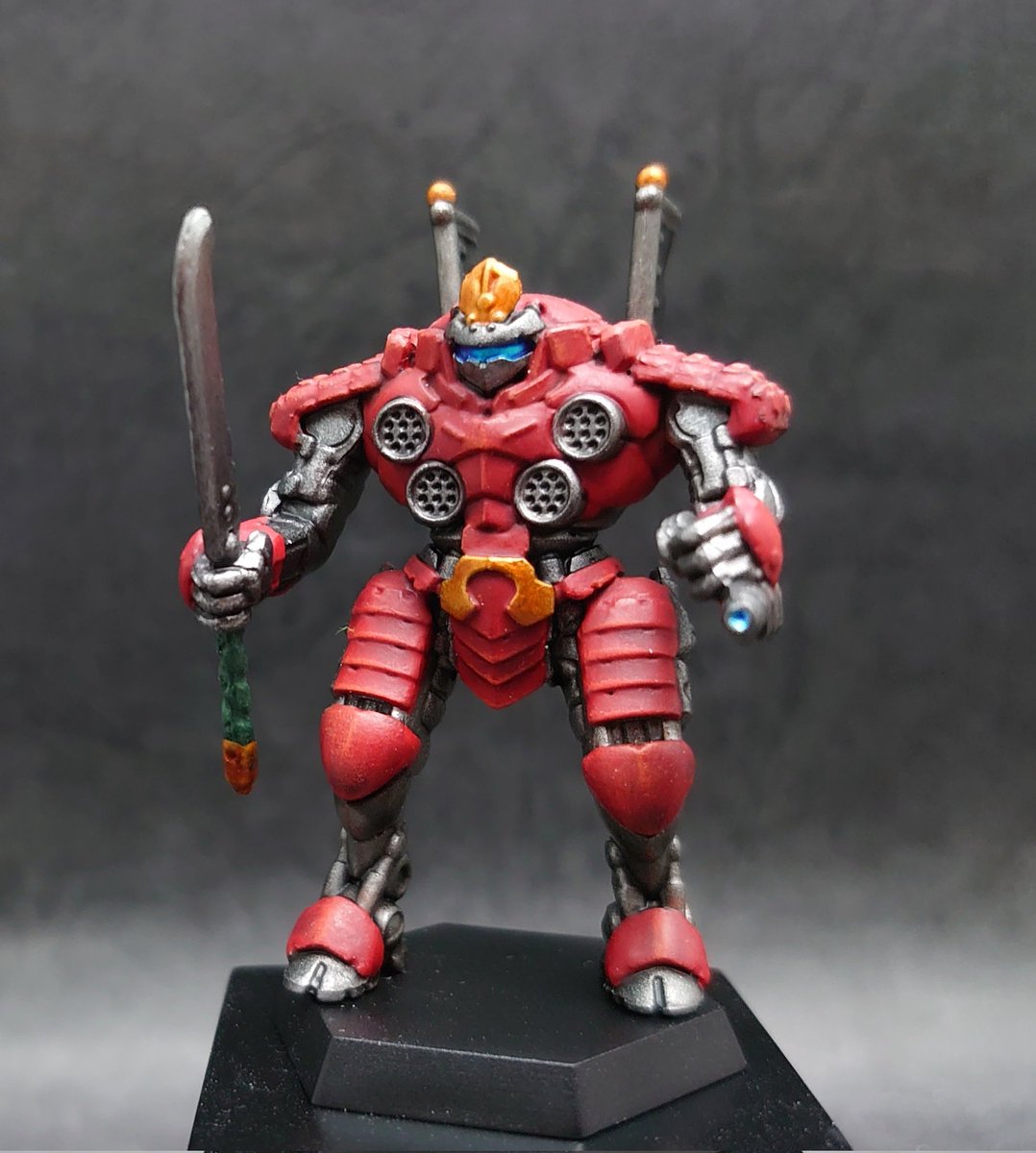 Morikaw90702047's tweet image. #バトルテック から
「SHIRO」完成です😉‼️
赤くても白です。いや、城か🤔
#battletech