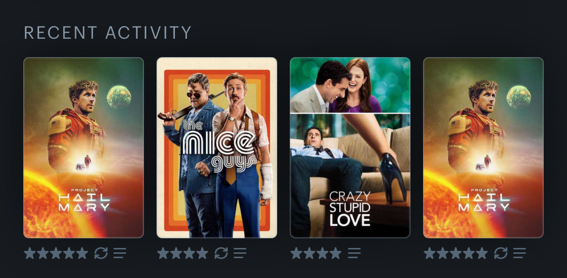 ryan gosling or nothing, apparently.