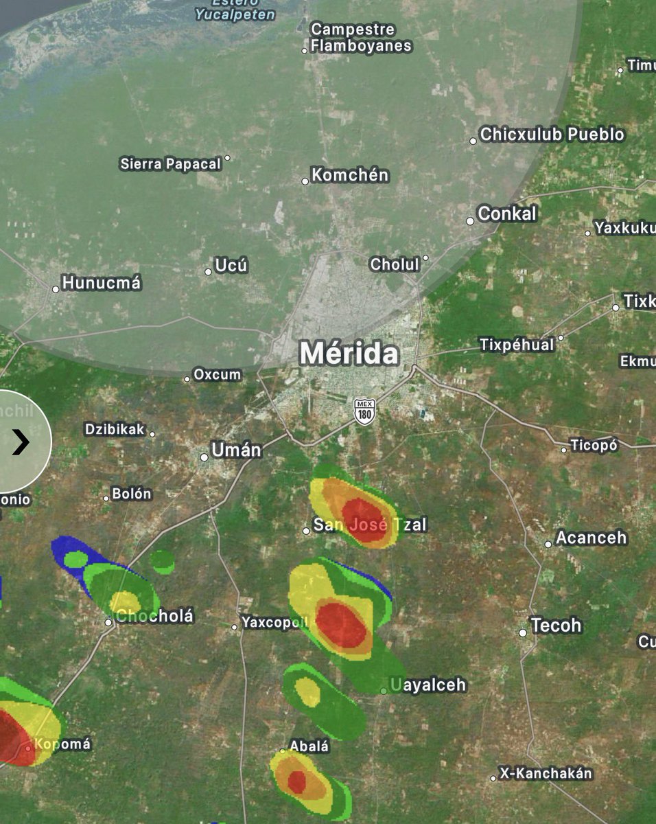 Meteorología Yucatán tweet media