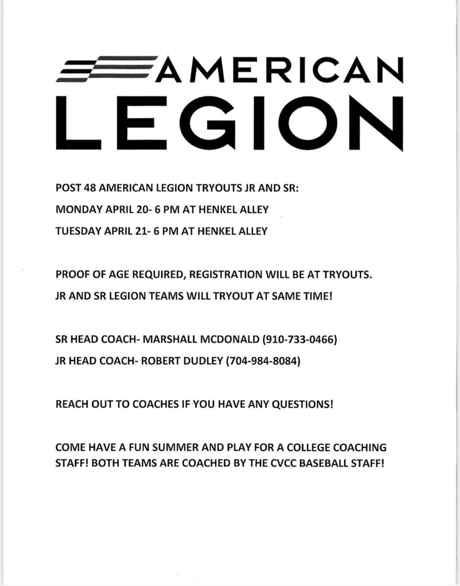 Post 48 American Legion Baseball tweet media