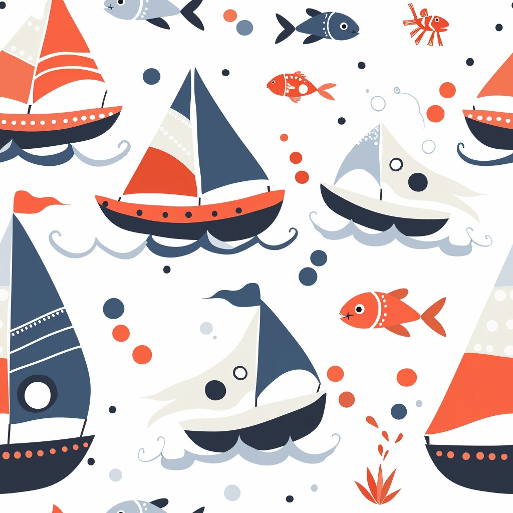 RalfiesDesign's tweet image. Ahoy, mateys! Dive into this whimsical ocean-inspired fabric design - sailboats, fish, and bubbles galore! #SpoonflowerFabric #HomeDecor #PatternDesign #SailingAway