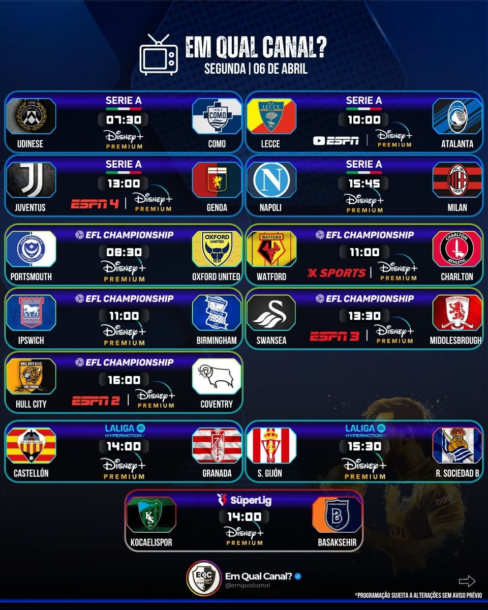 Em Qual Canal? tweet media