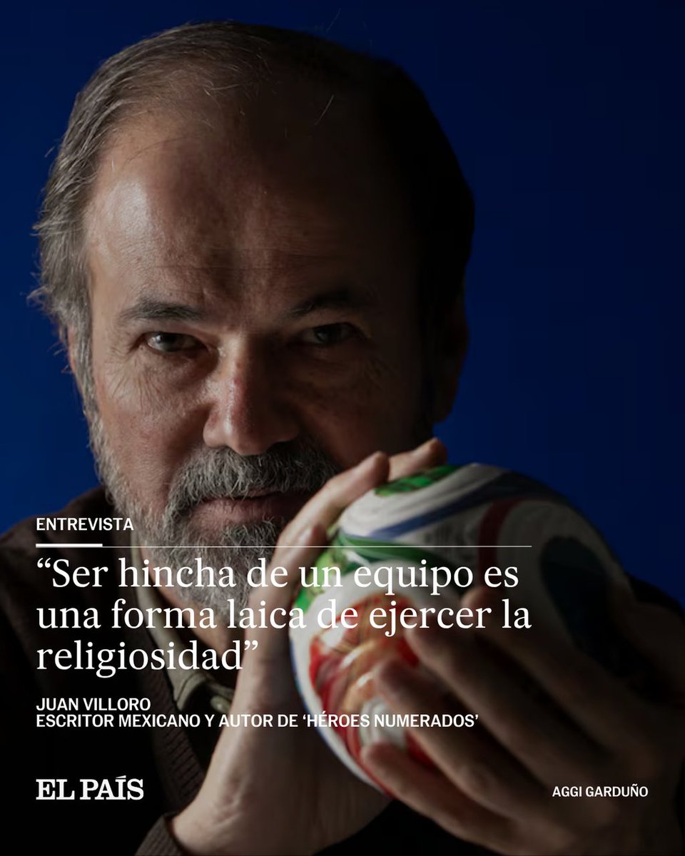 🗣️ ENTREVISTA | El escritor mexicano Juan Villoro despliega en ‘Héroes numerados’ una especie de diccionario de gramática futbolera: “Es un texto sobre lo que significa el fútbol para mí, cuál es el vocabulario de la pasión”

🖋️ <a href="/DMarcialPerez/">David Marcial Pérez</a>
 dozz.es/ul3pkw