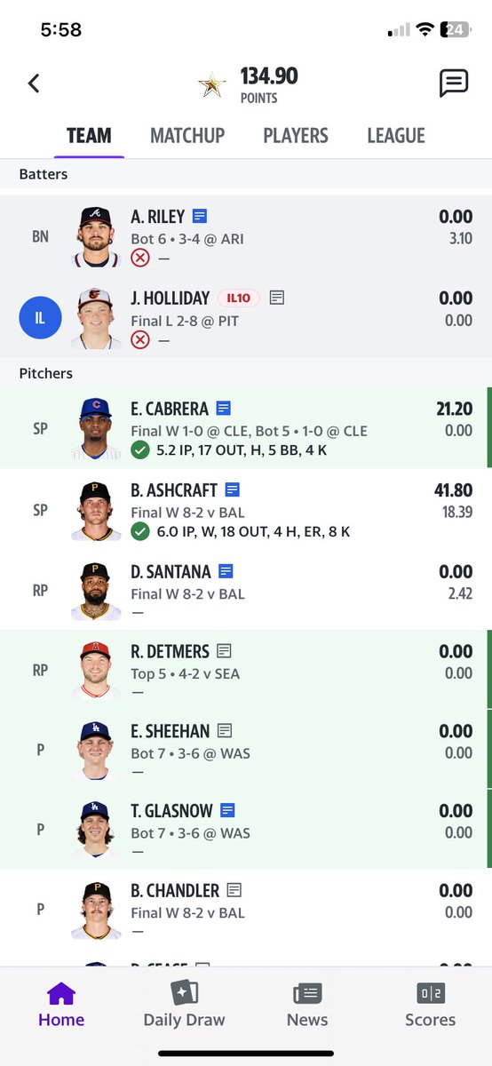 FrontPagePGH's tweet image. “SUNDAY LINEUP”💪

We were tied basically goin into today, *fantasy baseball* maneuvering✨

There is NO relent 🏴‍☠️

Ps: Check out my #pitching #staff - Best believe am in it to W it

#WinningProductivity (has pretty specific l👀k to it)

*Bucs in SUCH a good spot — AllStarz too😊