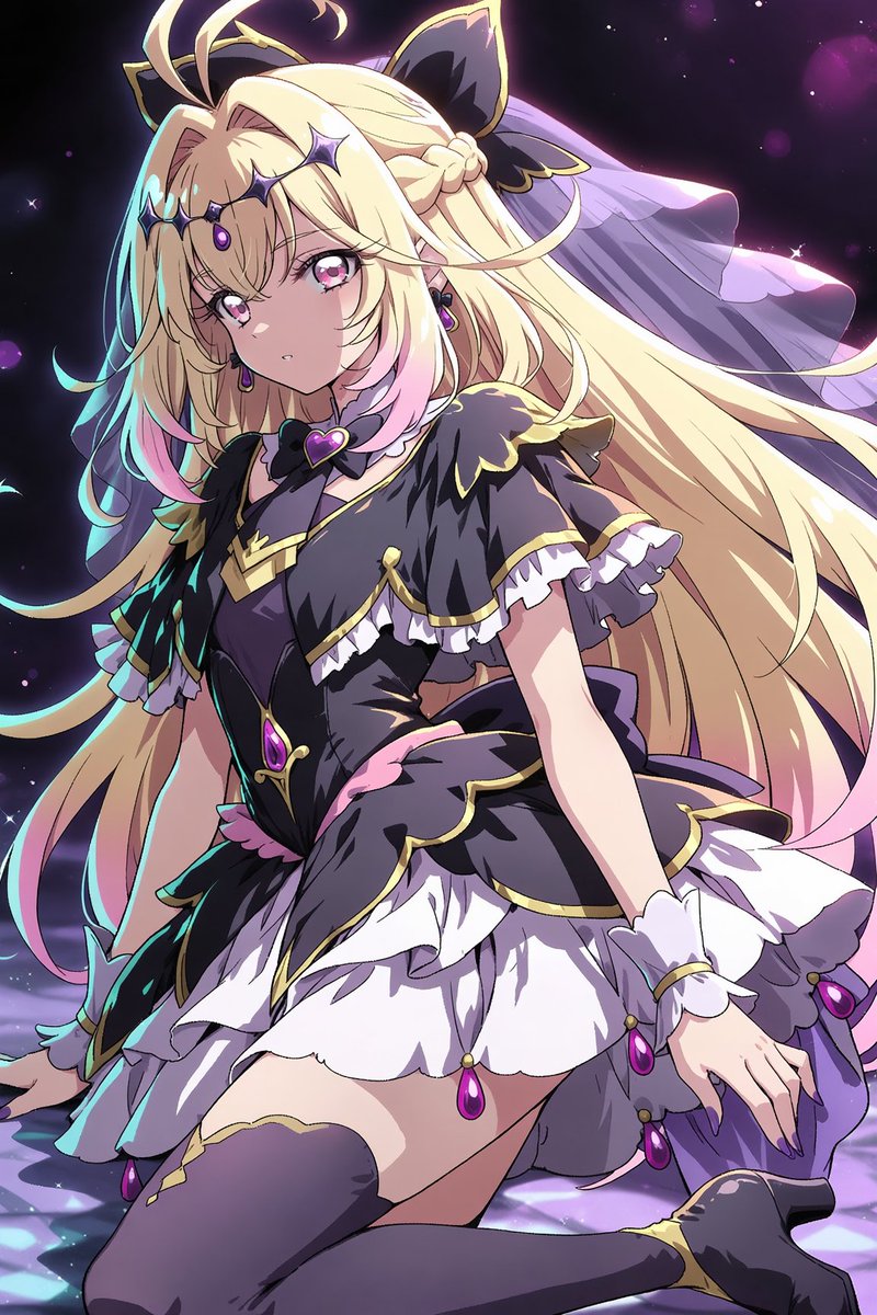 saika_aiart's tweet photo. 憂鬱な週の始まりの朝…大人になると、ふと恋しくなるあの頃の懐かしさ。月曜の朝は、あの時代のタッチのアニメ風✨

イメージは2000年代前後くらいのタッチで、面影はかなり残っていると思います。90年代くらいまでさかのぼると、一気に「誰や、お前！？」って感じになってしまい、投稿向きではないかなと🤣

みなさんも、今でもふと見返したくなるレトロな作品ってありますか？

キュアアルカナ・シャドウ(名探偵プリキュア！)
五条悟(呪術廻戦)
マキマ(チェンソーマン)
フリーレン(葬送のフリーレン)