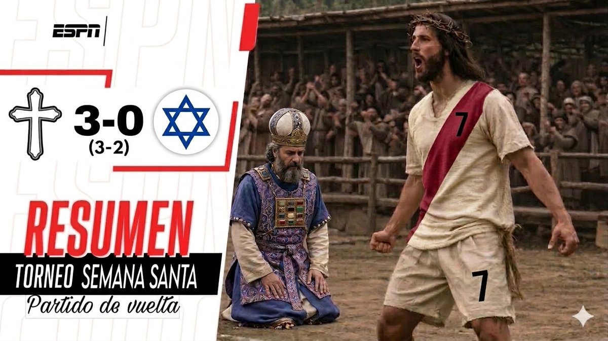 <a href="/MartinoliCuri/">Martinalgui</a> Te sacamos del Templo
Te sacamos otra vez
Che Caifas hijo de puta
Te volvimos a coger.

Lloraste por los milagros
Lloraste como un cagon
Llora ahora que la Resurrección
La ves por televisión.

Tiraste piedras, abandonaste
Lo asesinaste porque no tenes aguante.

🎶🎶🎶