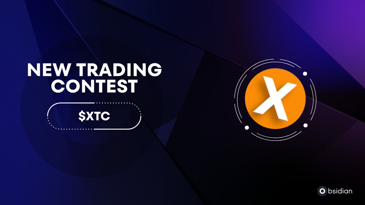ObsidianSwap's tweet photo. ✨New Trading Contest✨

$XTC by @Xitcoin_org trading contest goes LIVE at 7pm US Central on @ObsidianSwap for @CronosNetwork
 
Total Prize Pool: 2.5M XTC (~$592)
🎁Rewards for top 3
📅14 Days
⚡️100% Boost

🥇1.25M XTC 
🥈750k XTC 
🥉500k XTC

🔗https://t.co/6UPtUxyaZ0 https://t.co/sUszLLqMUD