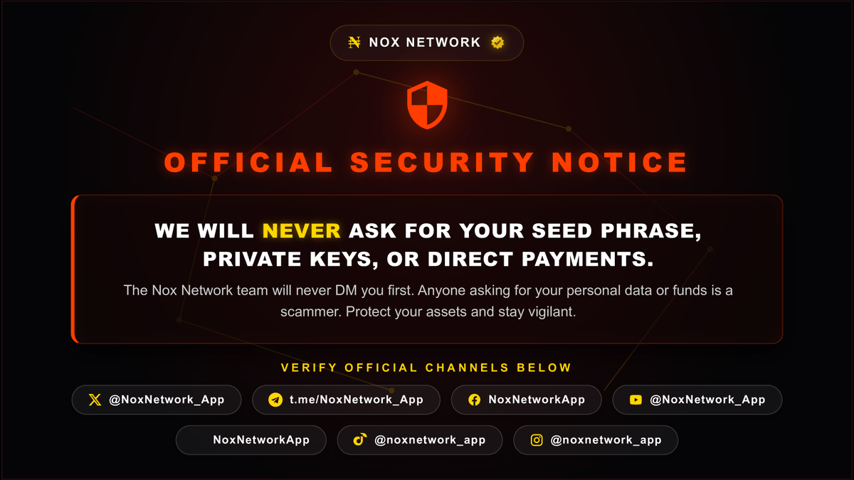 Nox Network (@NoxNetwork_App) / Posts / X
