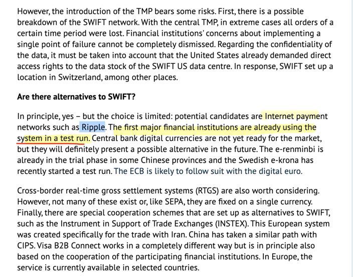 SMQKEDQG's tweet photo. Don’t forget: Ripple is already being USED in TEST MODE by major financial institutions.✅

Documented 2x.📝👇 https://t.co/pzATI9ncmn