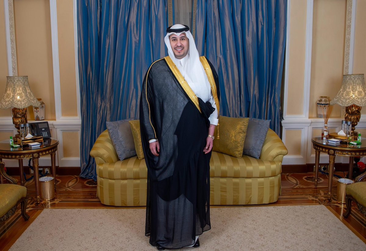 أهنئ مولاي خادم الحرمين الشريفين الملك سلمان بن عبدالعزيز، وسمو سيدي ولي العهد الأمير محمد بن سلمان، بمناسبة زواج الغالي صاحب السمو الملكي الأمير تركي بن سلمان، أسأل الله أن يجمع بينهم على خير، ويبارك لهم، ويرزقهم الذرية الصالحة.