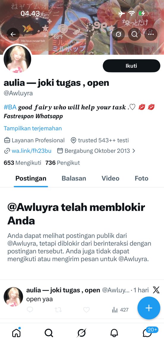 jasaaaa lalaaa tweet media