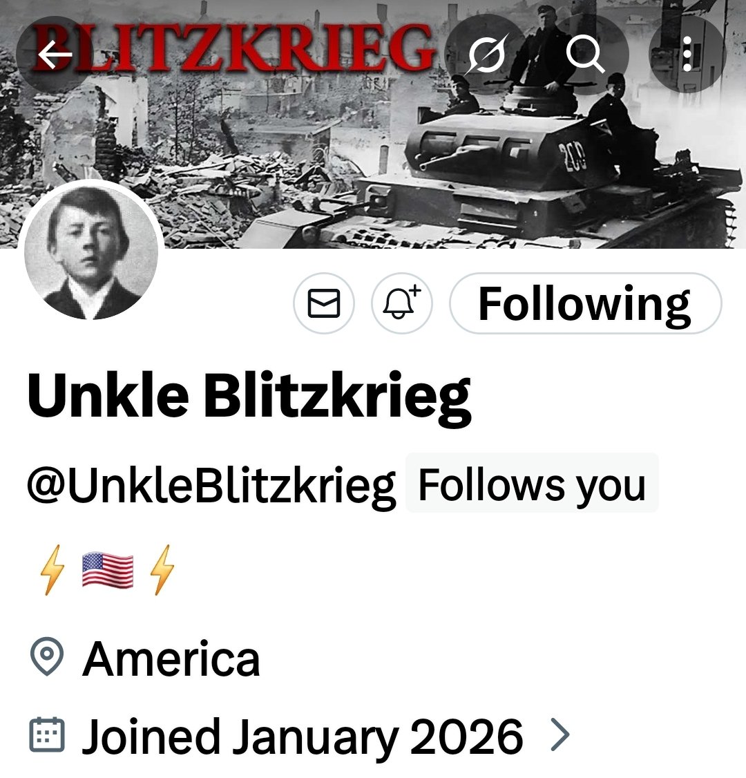 Fren found help Unkle find his frens, please 🙏 ⚡️ ⚡️ 
<a href="/UnkleBlitzkrieg/">Unkle Blitzkrieg</a>