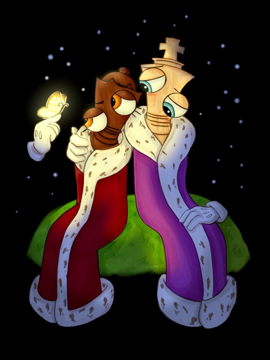 afairysdoodles's tweet photo. Kinger &amp; Queenie♟️🤍
#tadc #digitalcircus #kinger #fanartㅤㅤㅤㅤ #digitalart #glitch https://t.co/qJPqEENpK5