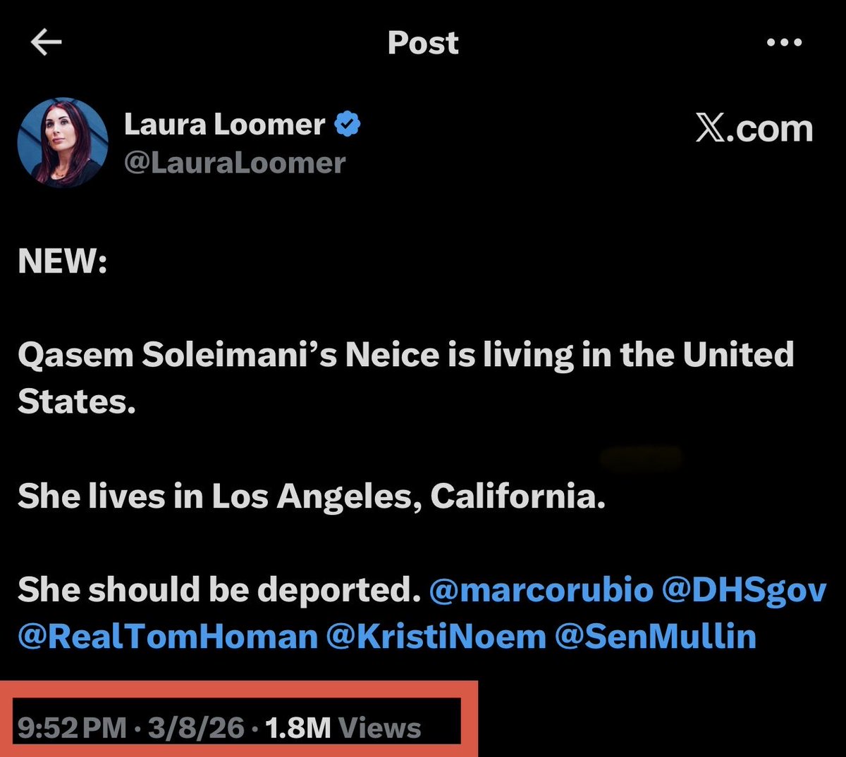 Laura Loomer tweet media