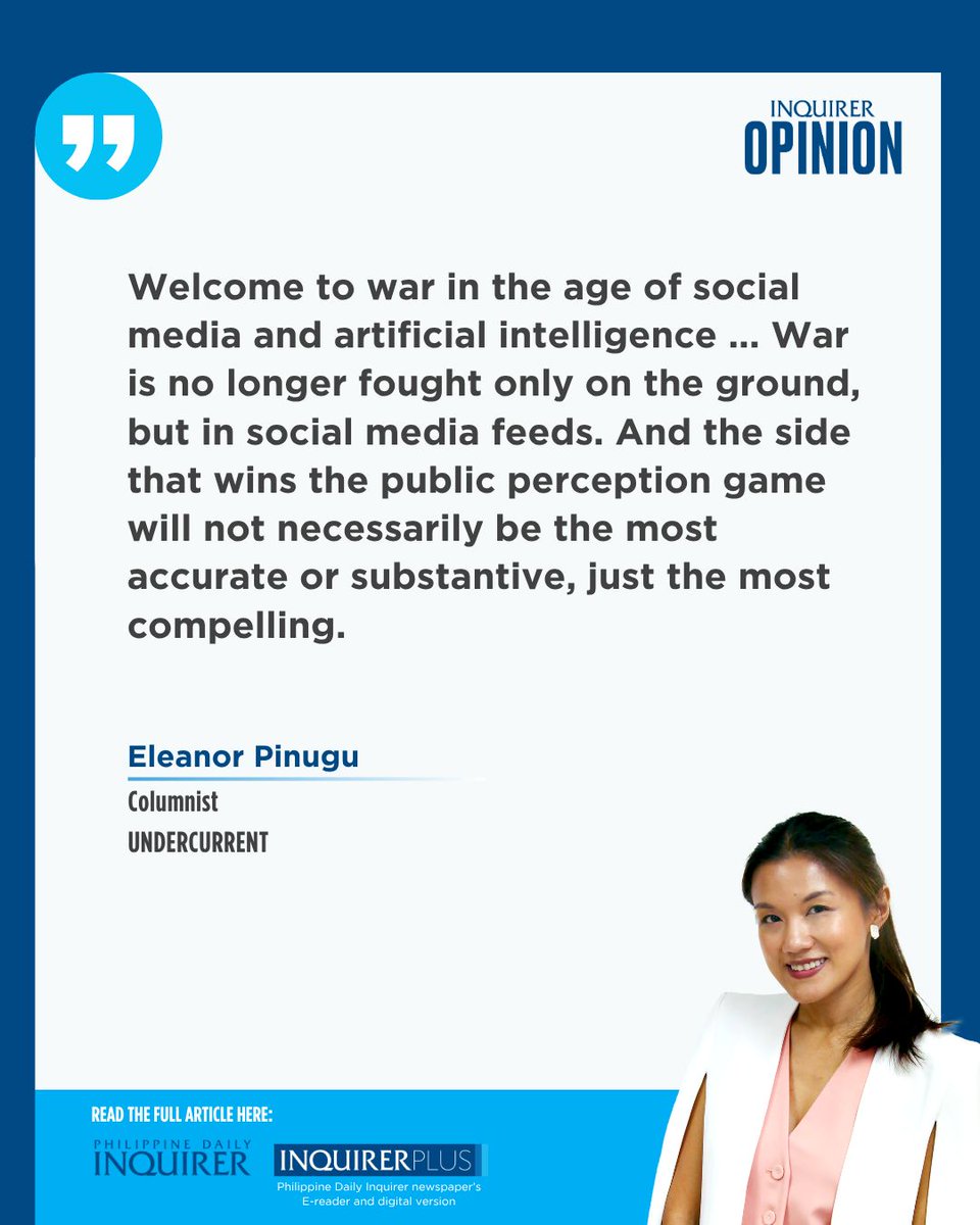 inquirerdotnet's tweet photo. Today's #Undercurrent by Eleanor Pinugu (Apr. 6, 2026).

Visit https://t.co/TtpNkgGpix for fearless views and more.

Get the Inquirer here: https://t.co/tLGNXII3Jk https://t.co/SspMIrzeqr