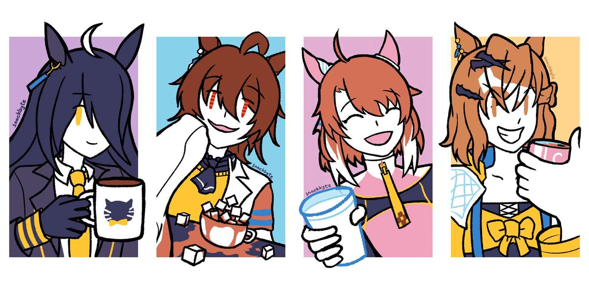 snack 🍔👾🦇 ➡️ making uma mugs! tweet media