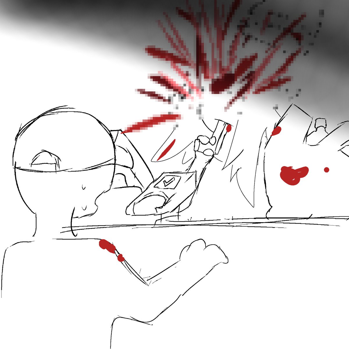 VixxyDraws's tweet photo. sometimes i wish i could just traumatize a poor sap

// TW: GORE &amp; SUICIDE // https://t.co/tQnbnXH2rl