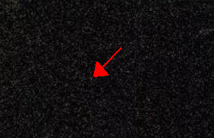 uncle_deluge's tweet image. Maybe this little dot here? Well the dimensions of the earth in this image are about 2000x2000 if placed in a square (to make things easier). The earth is 7,917.5 miles in diameter. This 4x3 pixel dot, if it's not just visual noise/grain, is if my math is right, 15.835 miles long