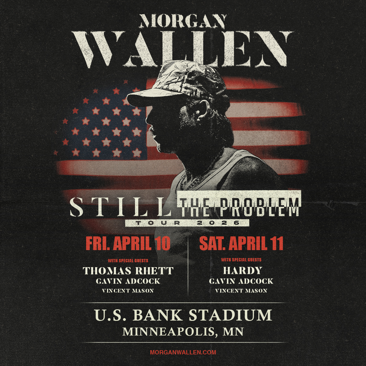 1029TheWolfMN's tweet photo. We've got your last chance to score tickets to Morgan Wallen at US Bank Stadium on Friday! Your chance to win is here: https://t.co/QjSDid2YBW https://t.co/KngRccVznJ