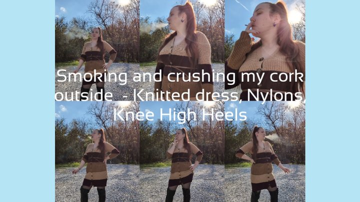 My #clip - Smoking and crushing my cork outside just sold! clips4sale.com/studio/171327/…