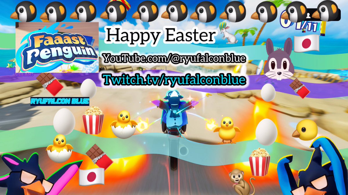 ryufalconblue's tweet image. #EasterDay2026 
#streamer #FaaastPenguin #ファーストペンギン

LIVE🚨➡️ twitch.tv/ryufalconblue 

LIVE🚨➡️ youtube.com/@ryufalconblue… 

@ryufalconblue @ryufalconblueRT 

@AlunaMothra @FameRTR @gfx_garage @Twitch_spam10 @streamerszone @TwitchNetworkHQ @ProStreamerRTR @TwitchpromoRTR