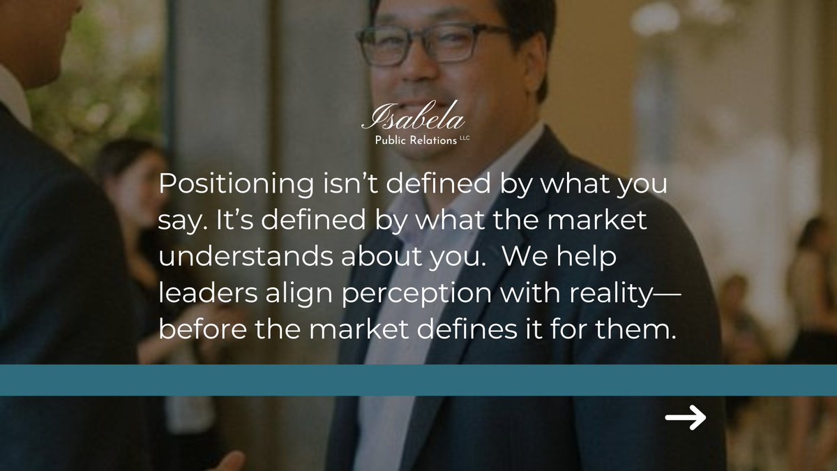IsabelaPublic's tweet photo. Your Company Changed. Your Narrative Didn’t.

Internal transformation without external alignment creates risk. If your narrative doesn’t reflect how you operate today, the market fills the gaps—and gets it wrong.

Align your narrative with reality.

#StrategicCommunications https://t.co/BWfiAAcb6i