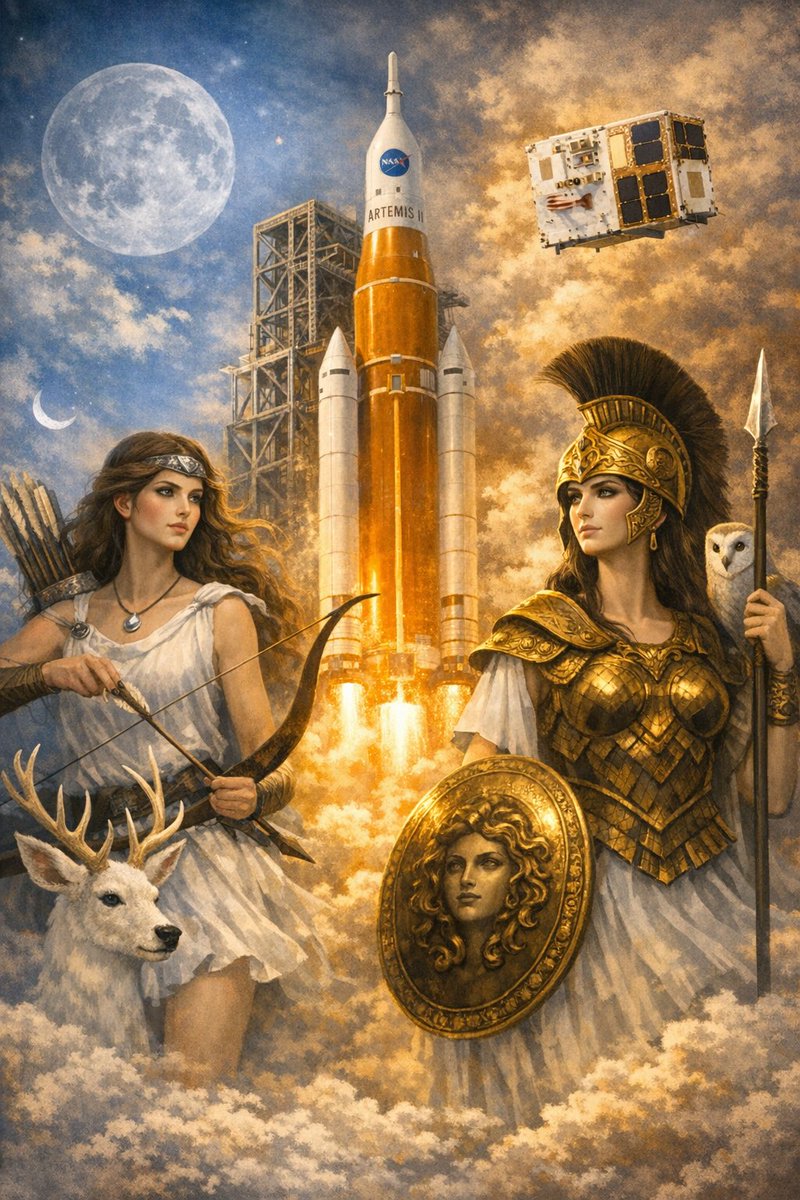 JJCarbajales's tweet photo. Artemisa y Atenea, las diosas que revelan la cara oculta de Milei.

El proyecto Artemis II (que visualizará el lado oculto de la luna) y el microsatélite 🇦🇷 ATENEA (que ya está en órbita a 72.000 km de la Tierra) llevan por nombre a deidades griegas de la luna y la sabiduría.

Que uno de los 4 CubeSats sea de origen 🇦🇷 (único latinoamericano, junto a Alemania, Corea del Sur y Arabia Saudita) no es extraño, aunque no deja de asombrar.

Fue producto de un acuerdo de la NASA 🇺🇸 con la agencia espacial 🇦🇷 (CONAE), invitada gracias a la experiencia de haber puesto en órbita la constelación de 2 satélites de observación SAOCOM.

El microsatélite (de 30x20x20 cm) y su “carga útil” ya comenzó a tomar mediciones en un entorno de alta exigencia, lo que generará información real para futuras misiones espaciales. Ello, a través del control de la radiación en espacio profundo, pruebas de tecnología, materiales y mecanismos de comunicación, así como de un sistema de GPS en una órbita superior a la constelación de satélites actuales. Las primeras imágenes ya fueron tomadas por las estaciones terrenas de CONAE en Córdoba y Tierra del Fuego.

En efecto, la Comisión Nacional de Actividades Espaciales comandó el diseño y construcción junto a una “constelación” de organismos públicos:
- Universidades Públicas: La Plata (UNLP), San Martín (UNSaM) y la Facultad de Ingeniería de la UBA (FIUBA).
- Entes estatales: el Instituto Argentino de Radioastronomía (IAR, del CONICET, UNLP y la CIC de PBA) y la Comisión Nacional de Energía Atómica (CONEA).
- Empresas públicas: Vehículo Espacial de Nueva Generación SA (VENG SA, propiedad de la CONAE y responsable del lanzador espacial Tronador I y II).

El Gobierno se atribuye el éxito de la participación en este programa (ver comunicado de la Oficina del Presidente del 2/4), siendo que los antecedentes y sus acciones demuestran lo contrario:
1⃣ El director de la NASA visitó Argentina y selló el acuerdo con CONAE y la FIUBA en julio de 2023.
2⃣ La Ley de “Bases” y el DNU 70/23 reniegan de la actuación estatal, avanzan en la reorganización/transformación de entes públicos estratégicos, así como en la privatización de empresas públicas.
3⃣ Se incumple la ley de financiamiento a las Universidades Nacionales y se predica contra la investigación en institutos del sistema científico-tecnológico nacional.

⚠️Ergo: es de celebrar el hito que constituye la participación 🇦🇷 en la colaboración internacional en materia de actividades espaciales, tanto como exhortar por el fortalecimiento de las capacidades estatales críticas, de la densidad nacional innovadora y de la cooperación público-privada en asuntos estratégicos de interés nacional.