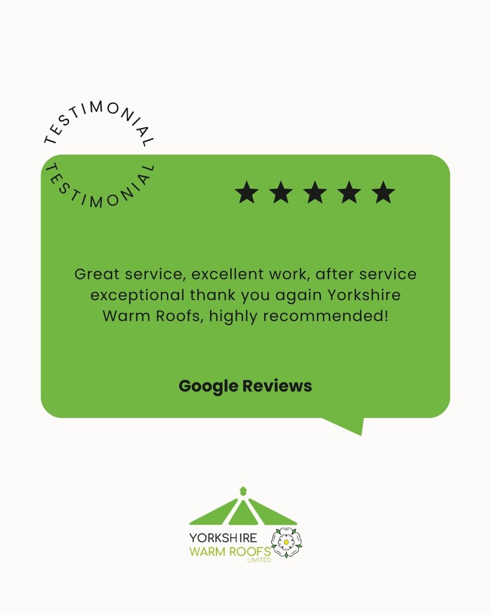 RoofsWarm's tweet image. We’re incredibly grateful to all our customers who take the time to leave a review.

Your feedback means a lot and helps others choose with confidence. Thank you for your continued support — we truly appreciate it.
#CustomerFeedback #YorkshireWarmRoofs #TrustedService #ThankYou