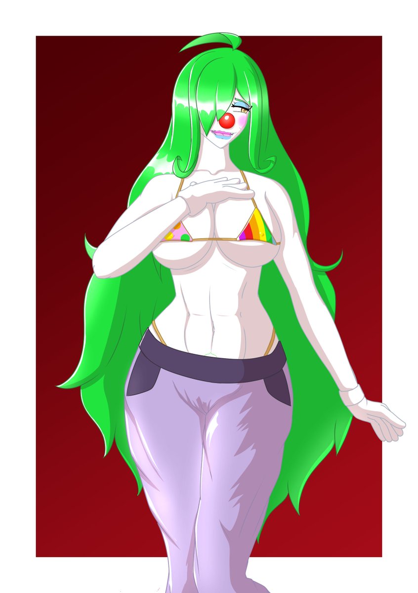 TheMaxHeckler's tweet photo. The audience has spoken! One clowned Wiz coming right up!

Of course, there's no point dressing her up like this without doing a bit more, right? The messy games begin now!

Vote below for what to do next to her! Game rules are in the link as well.

https://t.co/YnAf3UBfSB https://t.co/YJFsTK7rHR
