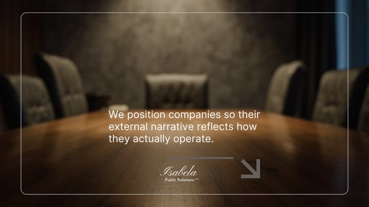IsabelaPublic's tweet photo. Your Company Changed. Your Narrative Didn’t.

Internal transformation without external alignment creates risk. If your narrative doesn’t reflect how you operate today, the market fills the gaps—and gets it wrong.

Align your narrative with reality.

#StrategicCommunications https://t.co/w2drw73QJF