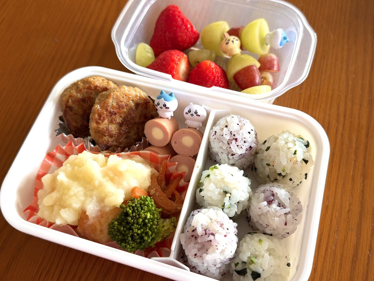 「学童弁当 好きなものオンリー」|🌈❤️‍🔥せきやゆりえ❤️‍🔥🌈のイラスト