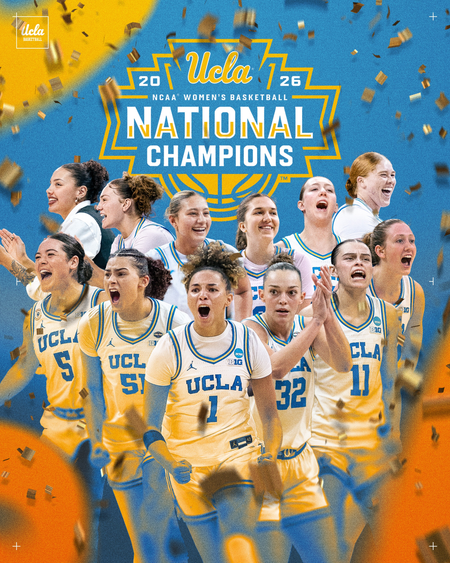 directsport247's tweet photo. UCLA women’s basketball wins its first NCAA national title with a dominant 79–51 win over South Carolina.
Image Source/Credit- UCLA Women's Basketball@UCLAWBB https://t.co/4etuhd9CpA