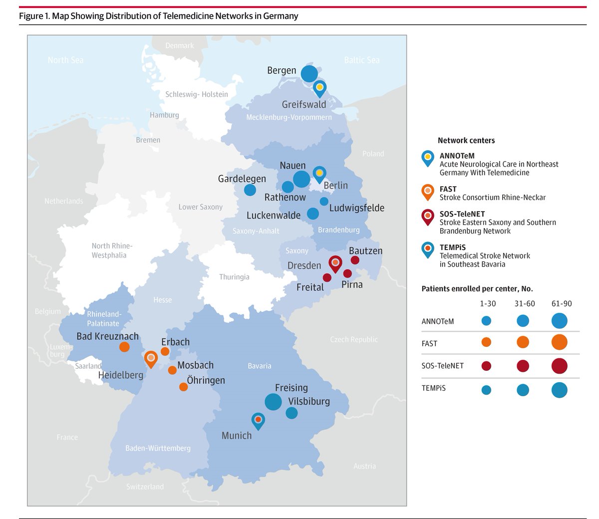 JAMANeuro's tweet image. In a multicenter German study, teleneurological ward rounds in subacute #Stroke care were noninferior and showed greater guideline adherence across all quality domains compared with on-site ward rounds, especially in secondary prevention. 

ja.ma/47F94Dk
